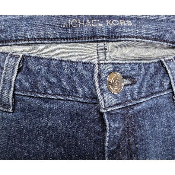 Michael Kors Women's Size 8 Skinny Leg Medium Wash Blue Denim Jeans - Picture 2 of 10